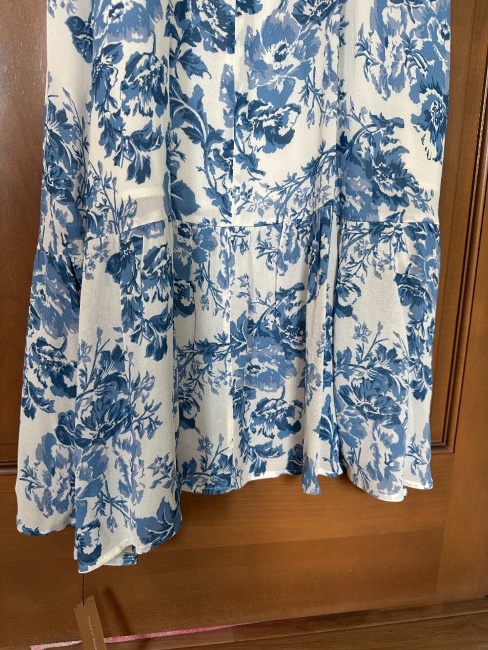 ~~NWT~~Reformation Nikita Dress in Olympia Blue Floral Toile - Picture 8 of 11